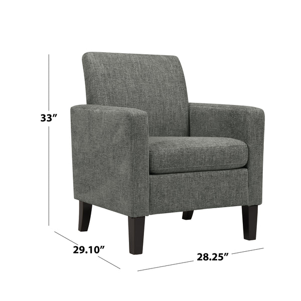 Disick Transitional Track Arm Armchairs (Set of 2)