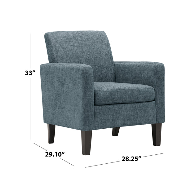 Disick Transitional Track Arm Armchairs (Set of 2)