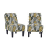 Branson Traditional Slipper Chairs with Nailhead Trim (Set of 2)