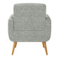 Kremmling Mid-Century Modern Armchair - Natural Legs