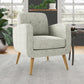 Kremmling Mid-Century Modern Armchair - Natural Legs