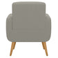 Kremmling Mid-Century Modern Armchair - Natural Legs