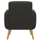 Kremmling Mid-Century Modern Armchair - Natural Legs
