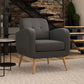 Kremmling Mid-Century Modern Armchair - Natural Legs