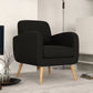 Kremmling Mid-Century Modern Armchair - Natural Legs