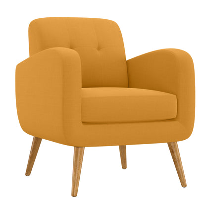 Kremmling Mid-Century Modern Armchair - Natural Legs
