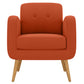 Kremmling Mid-Century Modern Armchair - Natural Legs