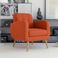 Kremmling Mid-Century Modern Armchair - Natural Legs