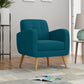 Kremmling Mid-Century Modern Armchair - Natural Legs