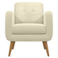 Kremmling Mid-Century Modern Armchair - Natural Legs