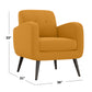 Kremmling Mid-Century Modern Armchair - Espresso Legs