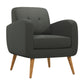 Kremmling Mid-Century Modern Armchair - Natural Legs