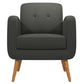 Kremmling Mid-Century Modern Armchair - Natural Legs