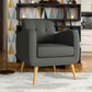 Kremmling Mid-Century Modern Armchair - Natural Legs