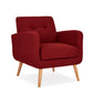 Kremmling Mid-Century Modern Armchair - Natural Legs