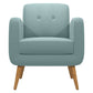 Kremmling Mid-Century Modern Armchair - Natural Legs