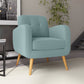 Kremmling Mid-Century Modern Armchair - Natural Legs