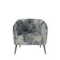 Schroeder Button-Tufted Upholstered Barrel Chair
