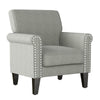 Kiara Traditional Armchair - Beige Chenille