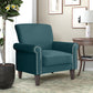 Kiara Traditional Rolled Arm Upholstered Armchair (Set of 2)