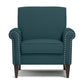 Kiara Traditional Rolled Arm Upholstered Armchair (Set of 2)