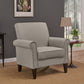 Kiara Traditional Rolled Arm Upholstered Armchair (Set of 2)