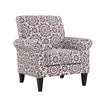 Kiara Traditional Armchair - Purple Medallion