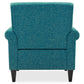 Kiara Traditional Rolled Arm Upholstered Armchair (Set of 2)