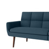 Addie Mid-Century Modern Biscuit-Tufted Sleeper Sofa
