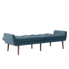 Addie Mid-Century Modern Biscuit-Tufted Sleeper Sofa