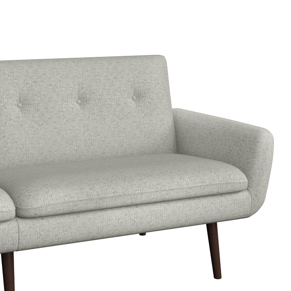 Comerford Mid-Century Modern Button-Tufted Sleeper Sofa