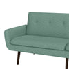 Comerford Mid-Century Modern Button-Tufted Sleeper Sofa