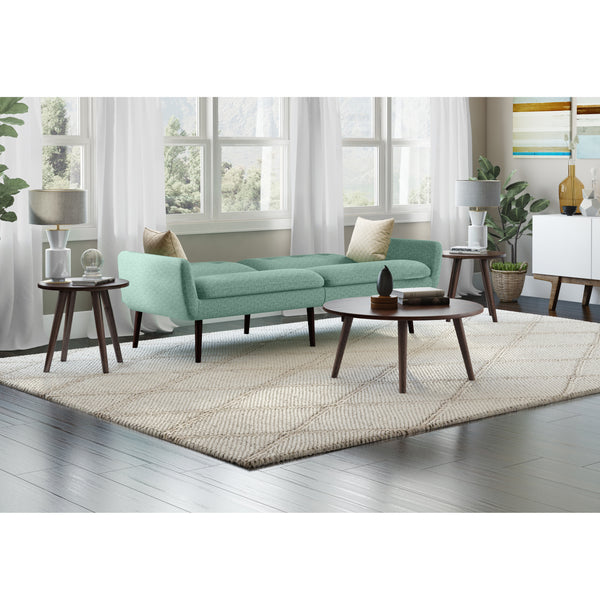 Comerford Mid-Century Modern Button-Tufted Sleeper Sofa