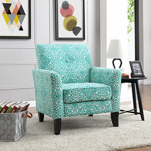 Gould Transitional Button-Tufted Armchair