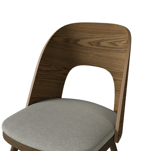 Jayne Mid-Century Modern Armless Dining Chairs (Set of 2)