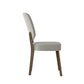 Dellers Mid-Century Modern Upholstered Dining Chairs (Set of 2)