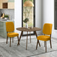 Dellers Mid-Century Modern Upholstered Dining Chairs (Set of 2)
