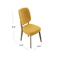 Dellers Mid-Century Modern Upholstered Dining Chairs (Set of 2)
