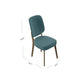 Dellers Mid-Century Modern Upholstered Dining Chairs (Set of 2)