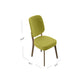 Dellers Mid-Century Modern Upholstered Dining Chairs (Set of 2)
