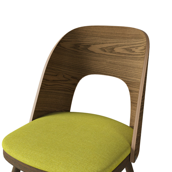 Jayne Mid-Century Modern Armless Dining Chairs (Set of 2)