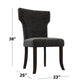 Bontrager Traditional Notched-Back Armless Chairs (Set of 2)
