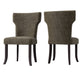 Bontrager Traditional Notched-Back Armless Chairs (Set of 2)