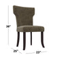 Bontrager Traditional Notched-Back Armless Chairs (Set of 2)