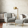 Kayso Mid-Century Armchair and Ottoman Set