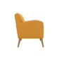 Mondy Mid-Century Modern Lace-Tufted Sofa-Natural Legs