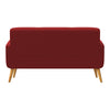 Mondy Mid-Century Modern Lace-Tufted Sofa-Natural Legs