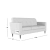 Parasyn Square Arm Sofa with USB & Power Ports