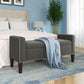 Arron Transitional Bench Storage Ottoman