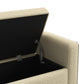 Arron Transitional Bench Storage Ottoman